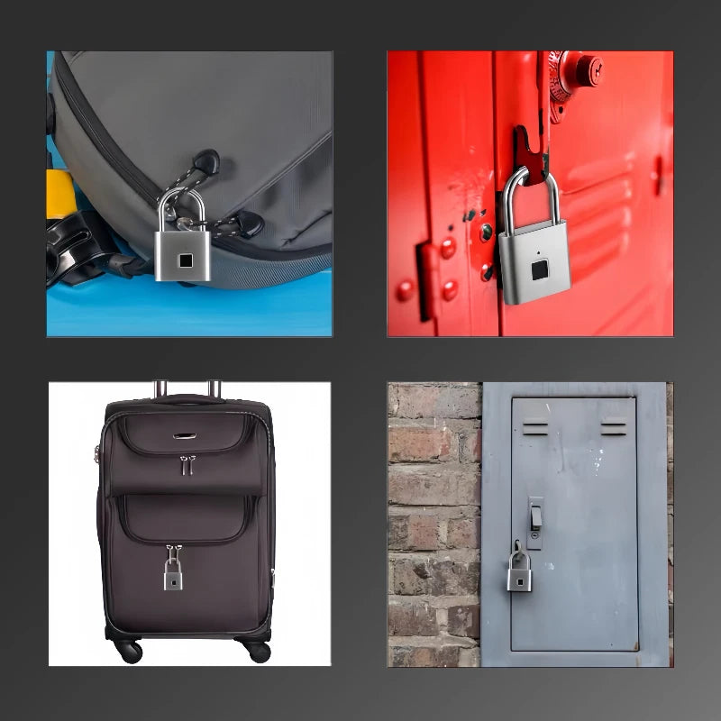 CDOK P2 Smart Fingerprint Padlock – Waterproof & Rechargeable