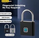 CDOK P2 Smart Fingerprint Padlock – Waterproof & Rechargeable