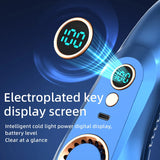 3000mAh Portable Bladeless Neck Fan – USB Rechargeable, LED Display, Quiet Cooling Air Cooler
